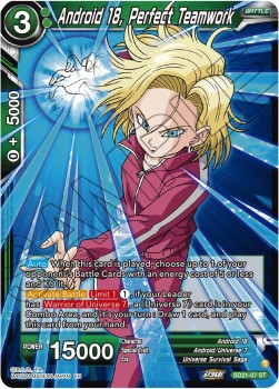 Android 18, Perfect Teamwork - Starter Deck: Ultimate Awakened Power (Starter Rare) [SD21-07]