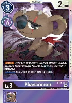 Phascomon (ST14-04) - Advance Deck: Beelzemon (Common) [ST-14-004]
