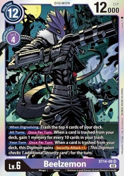 Beelzemon (ST14-08) (V.1) - Advance Deck: Beelzemon (Super Rare) [ST-14-008]