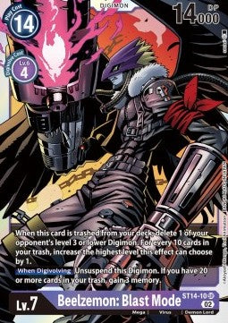 Beelzemon: Blast Mode (ST14-10) - Advance Deck: Beelzemon (Super Rare) [ST-14-010]