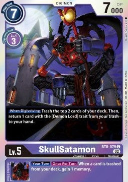 SkullSatamon (BT8-079) - Advance Deck: Beelzemon (Common) [ST-14-BT8-079]