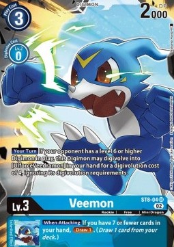 Veemon (ST8-04) - Advance Deck: Beelzemon (Alternative Art) [ST-14-ST8-04]