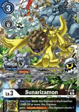 Sunarizamon (P-033) - Advance Deck: Beelzemon (Alternative Art) [ST-14-P-033]