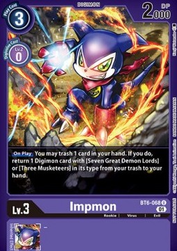 Impmon (BT6-068) - Official Tournament Pack Events (Uncommon) [OTPE-BT6-068]