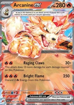 Arcanine ex - Scarlet & Violet (Double Rare) [SVI-032]