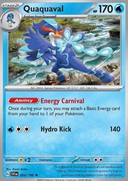 Quaquaval - Scarlet & Violet (Rare) [SVI-054]