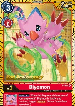 Biyomon (P-002) - Premium Bandai Products (Alternative Art) [PB-XX-P-002]