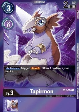 Tapirmon (BT2-070) - Event Pack (Alternative Art) [EP1-BT2-070]