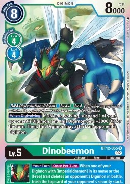 Dinobeemon (BT12-055) - Across Time (Rare) [BT-12-055]