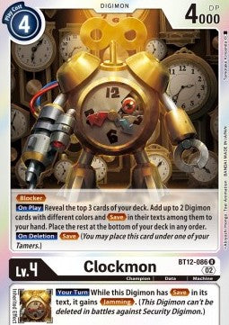Clockmon (BT12-086) - Across Time (Rare) [BT-12-086]