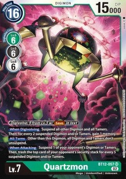 Quartzmon (BT12-057) - Across Time (Super Rare) [BT-12-057]