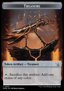 Treasure Token (V.2) - March of the Machine: Extras (Token) [XMOM-T21]