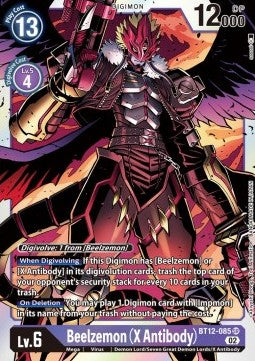 Beelzemon (X Antibody) (BT12-085) (V.1) - Across Time (Super Rare) [BT-12-085]