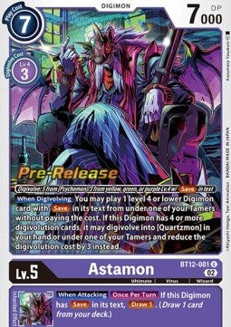 Astamon (BT12-081) (V.1) - Promos: Across Time (Uncommon) [BT-12P-BT12-081]
