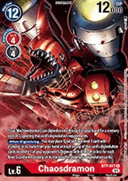 Chaosdramon (BT7-017) - Official Tournament Pack Events (Alternative Art) [OTPE-BT7-017]