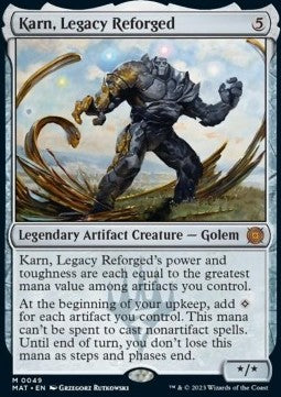 Karn, Legacy Reforged - March of the Machine: The Aftermath (Mythic) [MAT-49]