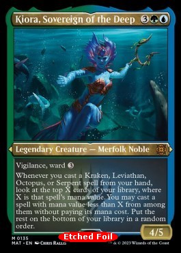 Kiora, Sovereign of the Deep (V.2) - March of the Machine: The Aftermath: Extras (Mythic) [XMAT-135]