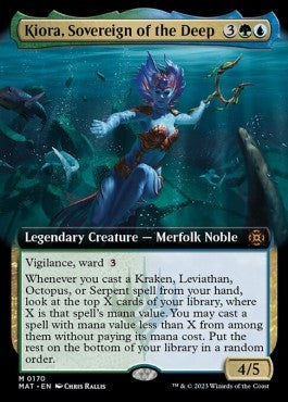 Kiora, Sovereign of the Deep (V.3) - March of the Machine: The Aftermath: Extras (Mythic) [XMAT-170]