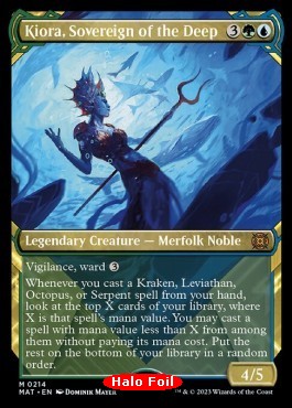 Kiora, Sovereign of the Deep (V.4) - March of the Machine: The Aftermath: Extras (Mythic) [XMAT-214]