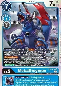 MetalGreymon (EX4-020) - Alternative Being (Rare) [EX04-020]
