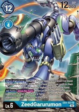 ZeedGarurumon (EX4-022) (V.2) - Alternative Being (Alternative Art) [EX04-022]