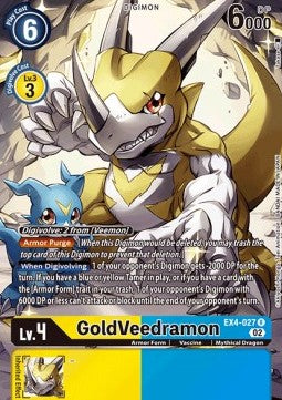 GoldVeedramon (EX4-027) (V.2) - Alternative Being (Alternative Art) [EX04-027]