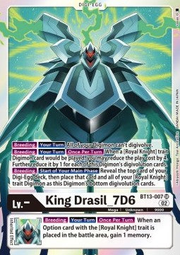 King Drasil_7D6 (BT13-007) (V.1) - Versus Royal Knights (Super Rare) [BT-13-007]