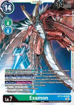 Examon (BT13-059) (V.1) - Versus Royal Knights (Rare) [BT-13-059]
