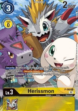 Herissmon (P-068) (V.2) - Promos (Alternative Art) [P-068]