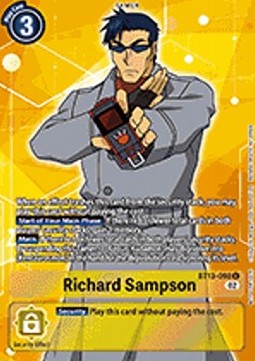 Richard Sampson (BT13-098) (V.2) - Promos: Versus Royal Knights (Alternative Art) [BT-13P-BT13-098]