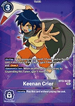Keenan Crier (BT13-102) (V.2) - Promos: Versus Royal Knights (Alternative Art) [BT-13P-BT13-102]