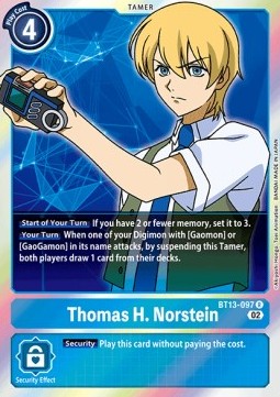 Thomas H. Norstein (BT13-097) - Versus Royal Knights (Rare) [BT-13-097]