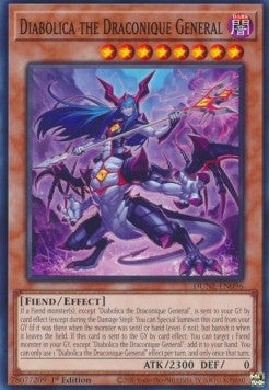 Diabolica the Draconique General - Duelist Nexus (Common) [DUNE-096]
