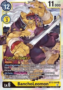 BanchoLeomon (BT13-044) - Promos: Versus Royal Knights (Rare) [BT-13P-044]