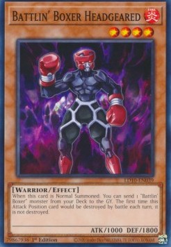 Battlin' Boxer Headgeared - Legendary Duelists: Soulburning Volcano (Common) [LD10-039]