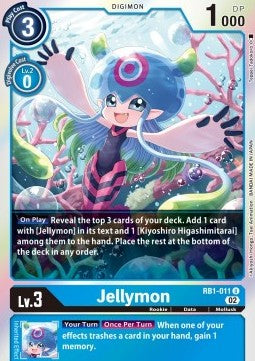 Jellymon (RB1-011) (V.1) - Resurgence Booster (Uncommon) [RB-01-011]