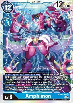 Amphimon (RB1-016) (V.1) - Resurgence Booster (Super Rare) [RB-01-016]