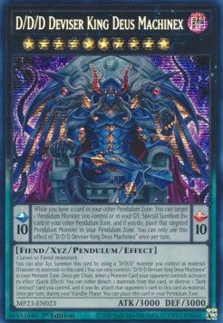 D/D/D Deviser King Deus Machinex - 25th Anniversary Tin: Dueling Heroes Mega Pack (Secret Rare) [MP23-023]
