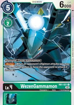 WezenGammamon (RB1-021) - Resurgence Booster (Common) [RB-01-021]