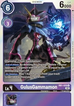 GulusGammamon (RB1-029) - Resurgence Booster (Uncommon) [RB-01-029]