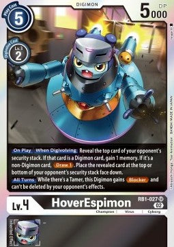 HoverEspimon (RB1-027) (V.1) - Resurgence Booster (Super Rare) [RB-01-027]