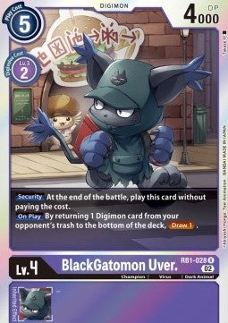BlackGatomon Uver. (RB1-028) - Resurgence Booster (Rare) [RB-01-028]