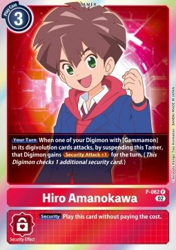 Hiro Amanokawa (P-062) - Resurgence Booster (Promo) [RB-01-P-062]
