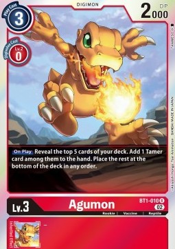 Agumon (BT1-010) - Resurgence Booster (Rare) [RB-01-BT1-010]