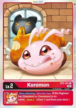 Koromon (BT5-001) - Resurgence Booster (Uncommon) [RB-01-BT5-001]