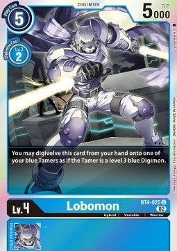 Lobomon (BT4-025) - Resurgence Booster (Uncommon) [RB-01-BT4-025]