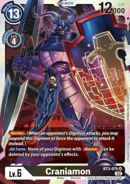 Craniamon (BT3-075) - Resurgence Booster (Super Rare) [RB-01-BT3-075]