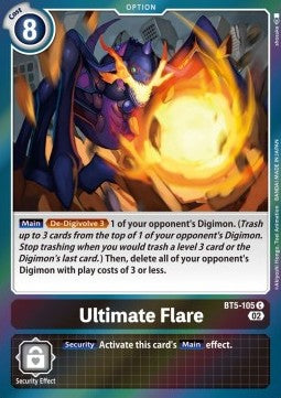 Ultimate Flare (BT5-105) - Resurgence Booster (Common) [RB-01-BT5-105]