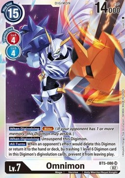 Omnimon (BT5-086) - Resurgence Booster (Super Rare) [RB-01-BT5-086]
