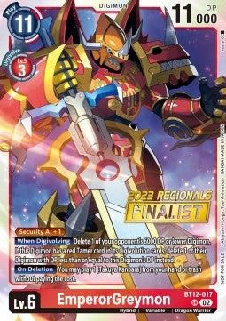 EmperorGreymon (BT12-017) (V.2) - Championship 2023 Promos (Alternative Art) [CP23-BT12-017]